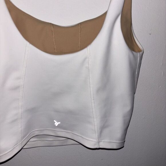 Old Navy Women’s Light Support PowerSoft Go Dry Longline Sports Bra White XS NWT - Picture 10 of 15